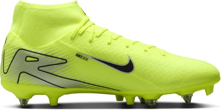 Nike Mercurial Superfly 10 Academy SG-Pro high top voetbalschoenen Geel