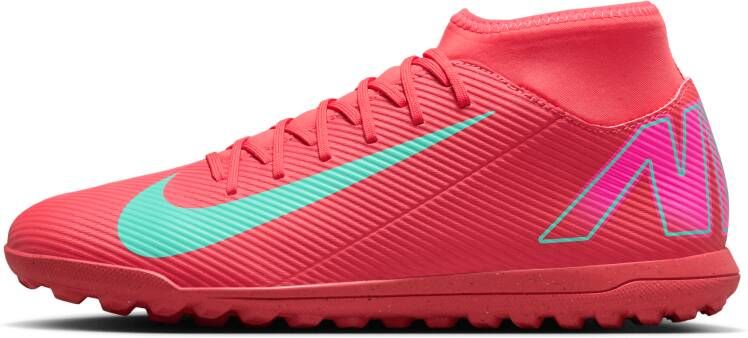 Nike Mercurial Superfly 10 Club high top voetbalschoenen (turf) Rood