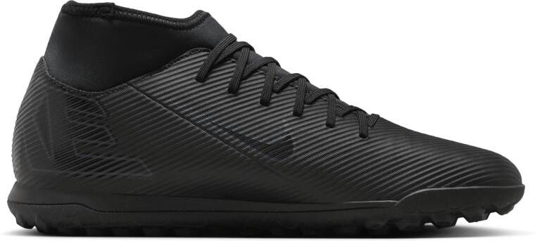 Nike Mercurial Superfly 10 Club high top voetbalschoenen (turf) Zwart