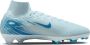 Nike Mercurial Superfly 10 Elite high top voetbalschoenen (stevige ondergrond) Blauw - Thumbnail 3