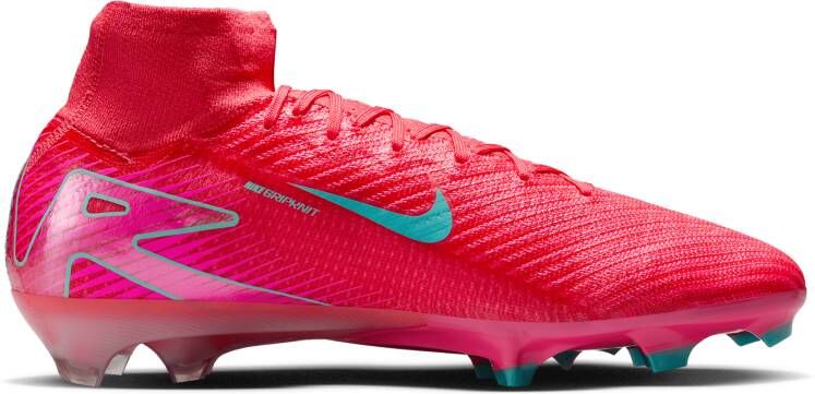 Nike Mercurial Superfly 10 Elite high top voetbalschoenen (stevige ondergrond) Rood