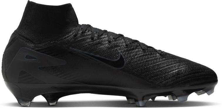 Nike Mercurial Superfly 10 Elite high top voetbalschoenen (stevige ondergrond) Zwart