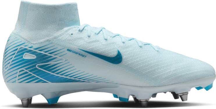 Nike Mercurial Superfly 10 Elite SG-Pro high top voetbalschoenen Blauw