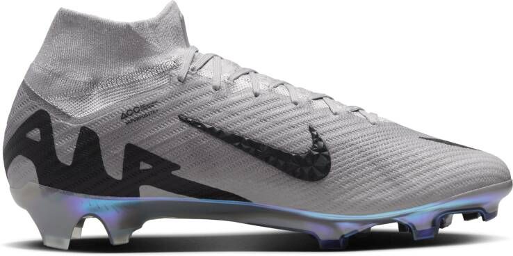 Nike Mercurial Superfly 9 Elite high-top voetbalschoenen (stevige ondergrond) Grijs