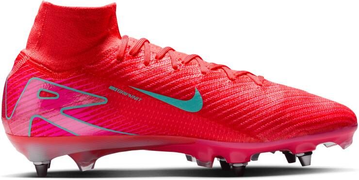 Nike Mercurial Superfly 10 Elite SG-Pro high-top voetbalschoenen Rood