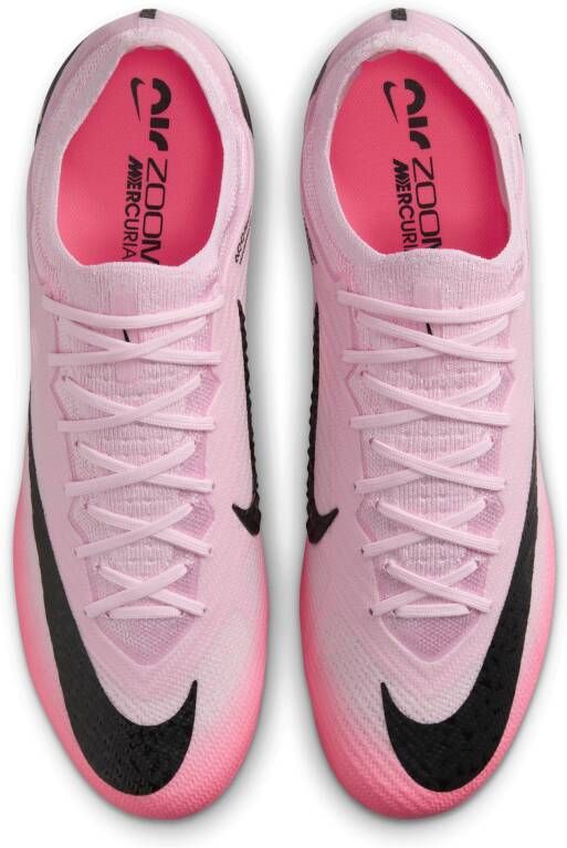 Nike Mercurial Vapor 15 Elite AG-Pro low-top voetbalschoenen Roze