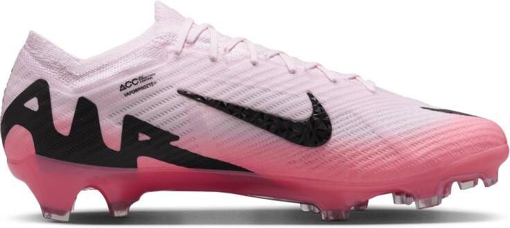 Nike Mercurial Vapor 15 Elite low-top voetbalschoenen (stevige ondergronden) Roze