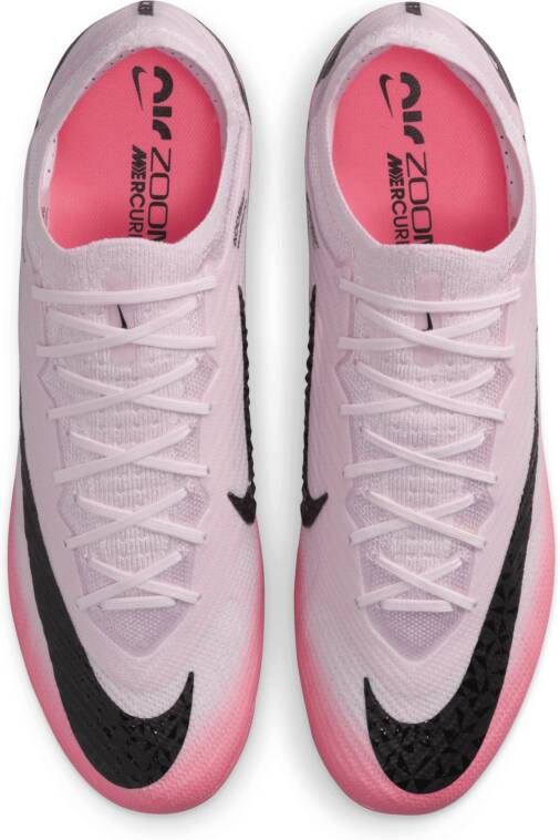 Nike Mercurial Vapor 15 Elite low-top voetbalschoenen (stevige ondergronden) Roze