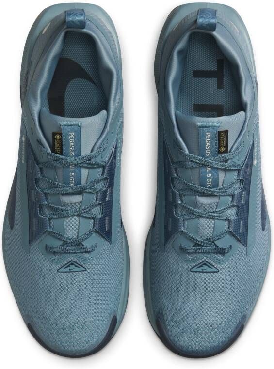 Nike Pegasus Trail 5 GORE-TEX waterdichte trailrunningschoenen voor heren Blauw