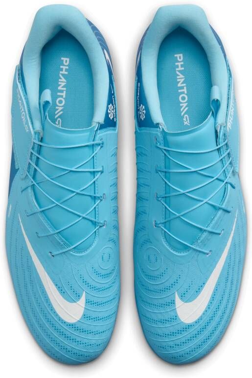 Nike Phantom GX 2 Academy EasyOn low-top voetbalschoenen (meerdere ondergronden) Blauw