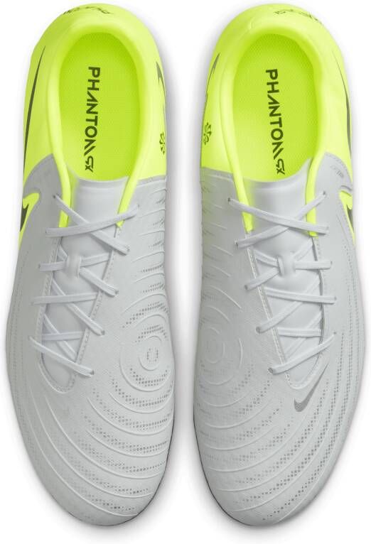 Nike Phantom GX 2 Academy low-top voetbalschoenen (meerdere ondergronden) Grijs