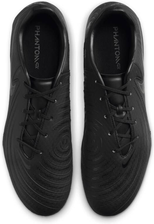 Nike Phantom GX 2 Academy low-top voetbalschoenen (meerdere ondergronden) Zwart