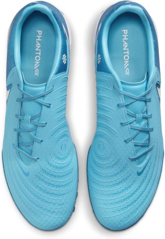 Nike Phantom GX 2 Academy low-top voetbalschoenen (turf) Blauw