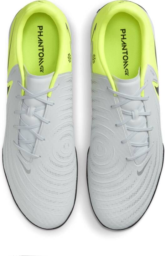 Nike Phantom GX 2 Academy low-top voetbalschoenen (turf) Grijs