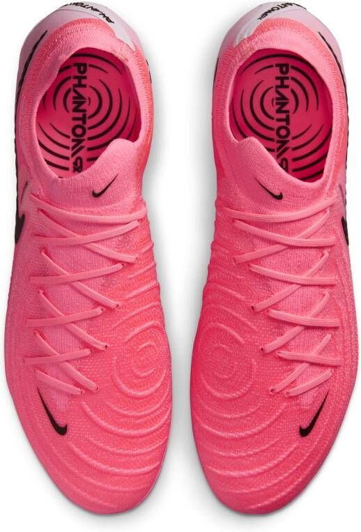 Nike Phantom GX 2 Elite low-top voetbalschoenen (stevige ondergrond) Roze