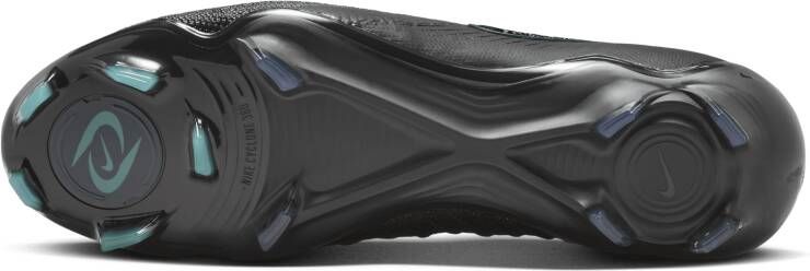 Nike Phantom GX 2 Elite low-top voetbalschoenen (stevige ondergrond) Zwart