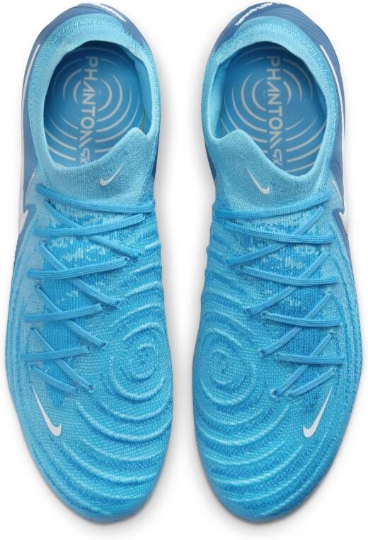 Nike Phantom GX 2 Elite low-top voetbalschoenen (zachte ondergrond) Blauw