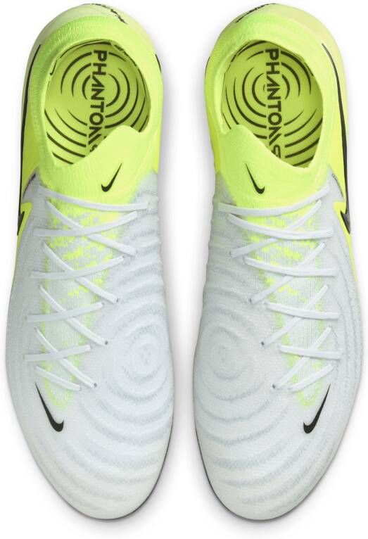 Nike Phantom GX 2 Elite low-top voetbalschoenen (zachte ondergrond) Grijs