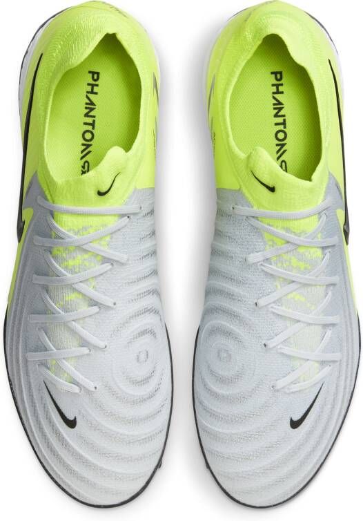 Nike Phantom GX 2 Pro low-top voetbalschoenen (turf) Grijs