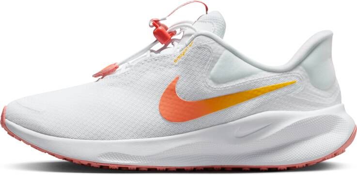 Nike Revolution 7 EasyOn gemakkelijk aan uit te trekken hardloopschoenen voor dames (straat) Wit