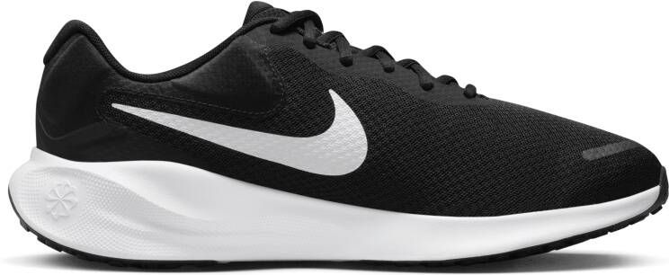 Nike Revolution 7 hardloopschoenen voor heren (extra breed straat) Zwart