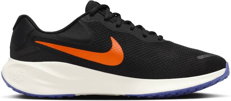 Nike Revolution 7 hardloopschoenen voor heren (extra breed straat) Zwart