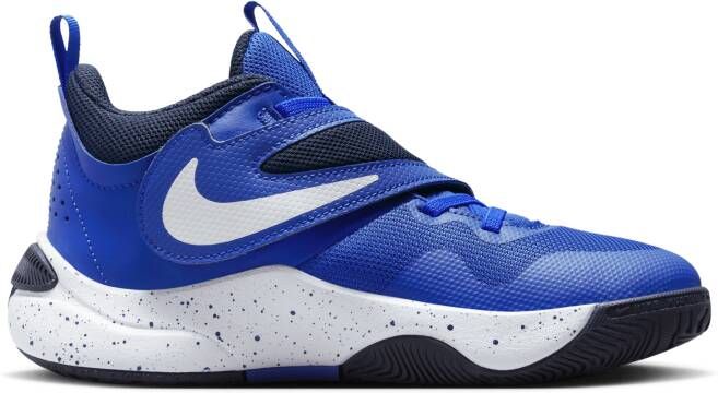 Nike Team Hustle D 11 Basketbalschoenen voor kids Blauw