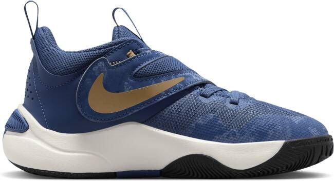 Nike Team Hustle D 11 basketbalschoenen voor kids Blauw