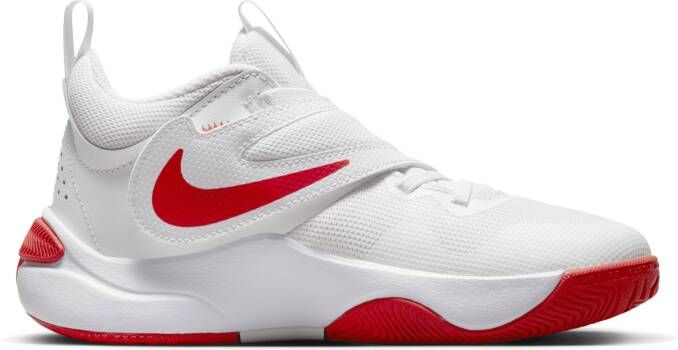 Nike Team Hustle D 11 Basketbalschoenen voor kids Wit