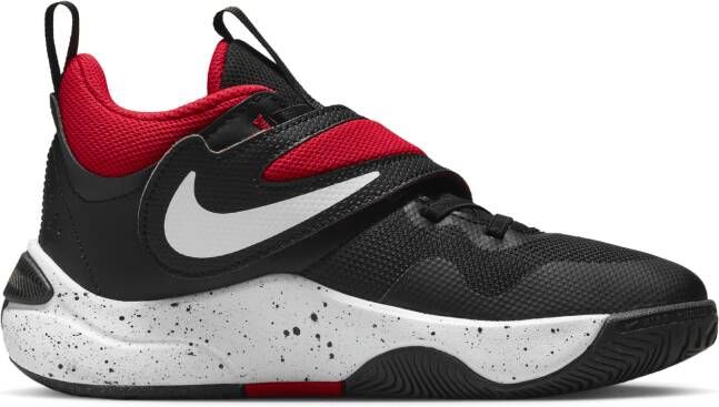 Nike Team Hustle D 11 Basketbalschoenen voor kids Zwart