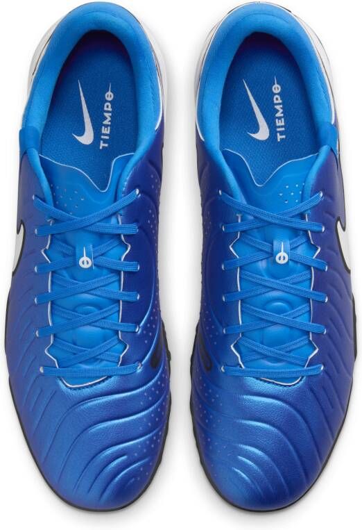 Nike Tiempo Legend 10 Academy low top voetbalschoenen (turf) Blauw