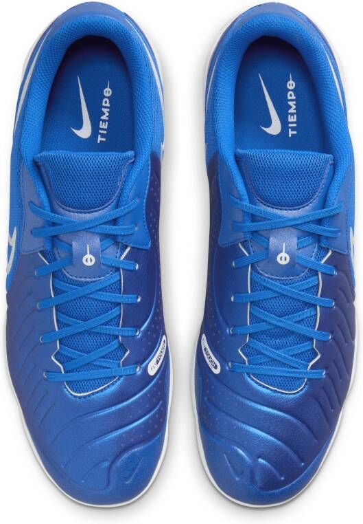 Nike Tiempo Legend 10 Academy low top zaalvoetbalschoenen Blauw