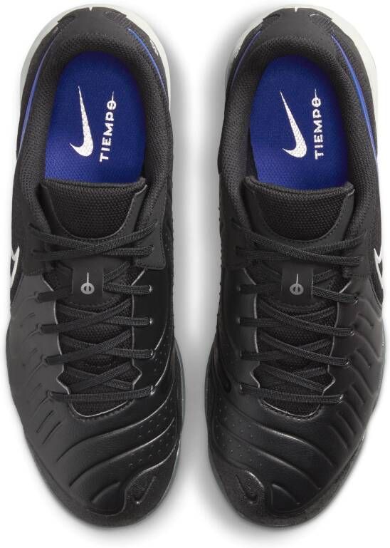 Nike Tiempo Legend 10 Academy low top zaalvoetbalschoenen Zwart