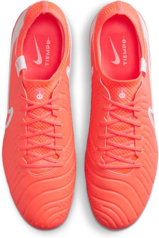 Nike Tiempo Legend 10 Elite low top voetbalschoenen (stevige ondergrond) Roze