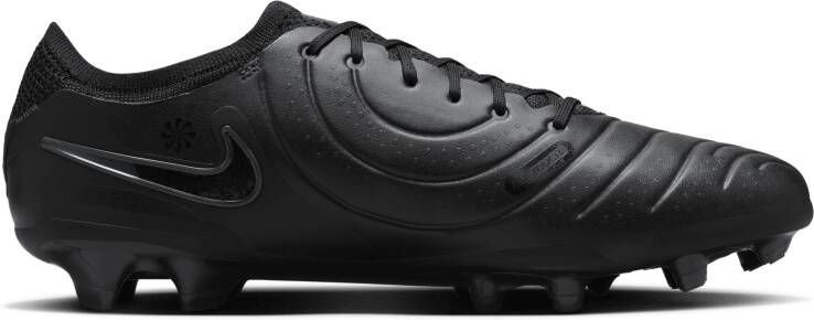 Nike Tiempo Legend 10 Elite low top voetbalschoenen (stevige ondergrond) Zwart