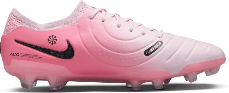 Nike Tiempo Legend 10 Elite low-top voetbalschoenen (stevige ondergronden) Roze