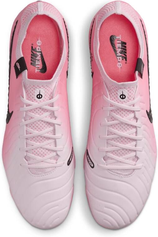 Nike Tiempo Legend 10 Elite low-top voetbalschoenen (stevige ondergronden) Roze