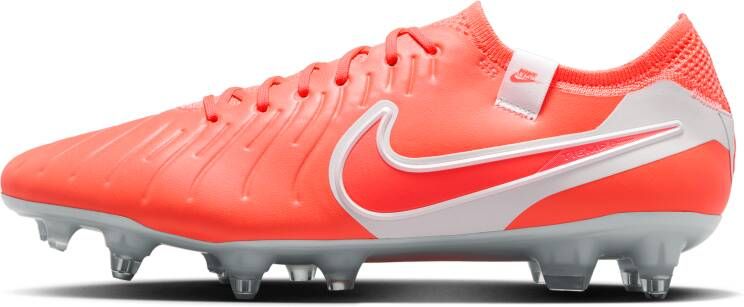 Nike Tiempo Legend 10 Elite low top voetbalschoenen (zachte ondergrond) Roze