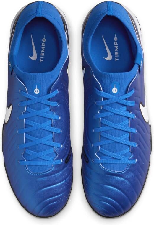 Nike Tiempo Legend 10 Pro low-top voetbalschoen (turf) Blauw