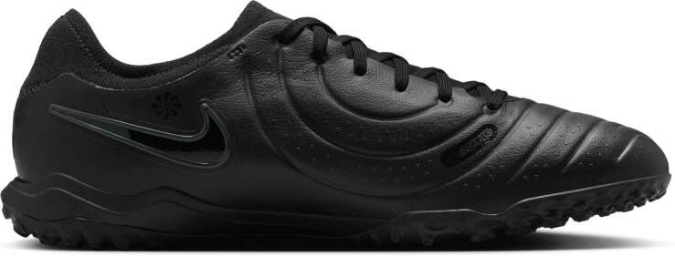 Nike Tiempo Legend 10 Pro low-top voetbalschoen (turf) Zwart