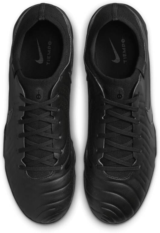 Nike Tiempo Legend 10 Pro low-top voetbalschoen (turf) Zwart