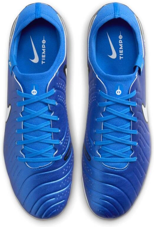 Nike Tiempo Legend 10 Pro low top voetbalschoenen (stevige ondergrond) Blauw