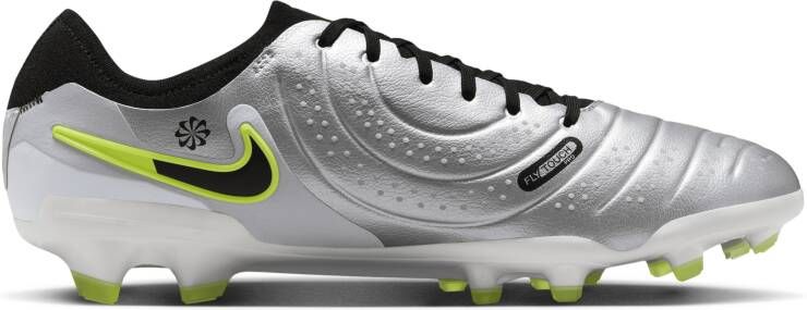 Nike Tiempo Legend 10 Pro low top voetbalschoenen (stevige ondergrond) Grijs