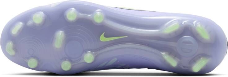 Nike United Tiempo Legend 10 Elite low-top voetbalschoenen (stevige ondergrond) Paars