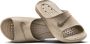 Nike Schuim Slide Slippers Khaki Zwart Beige Heren - Thumbnail 7