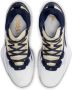 Jordan Zion 1 Fossil Midnight Navy White Metallic Gold Schoenmaat 40 1 2 Basketball Performance Mid DA3130 241 - Thumbnail 12