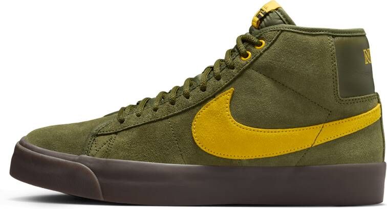 Nike Zoom Blazer Mid skateschoenen Groen