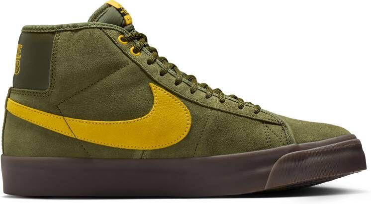 Nike Zoom Blazer Mid skateschoenen Groen