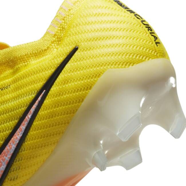 Nike Zoom Mercurial Vapor 15 Elite FG Voetbalschoenen(stevige ondergrond) Geel