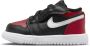 Jordan 1 Low Bred Td Black Gym Red-White Sneakers toddler CI3436-066 - Thumbnail 1